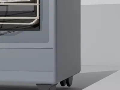 Heating system boiler 3D model