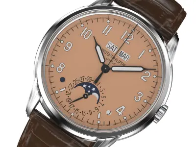 Patek Philippe 5320G-001 Grand Complications Watch 3D model