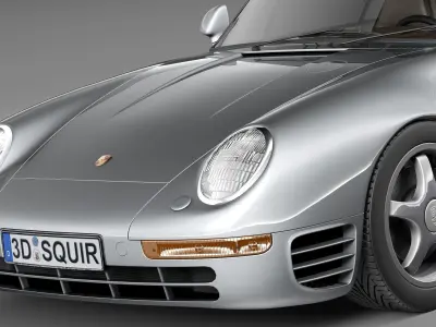 Porsche 959 1986-1990 3D model