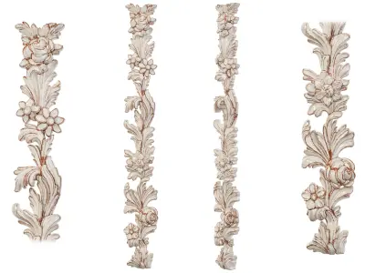 Classic carved 210 3D model