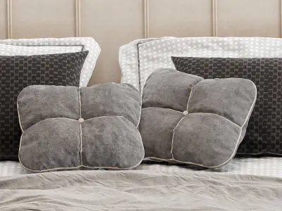 Bed Flou Letto Ermes 3D model