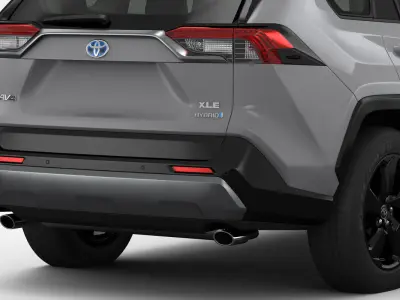 Toyota RAV4 Hybrid 2019 3D model