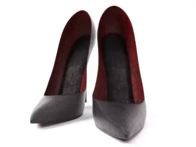 High heels louboutin 3D model