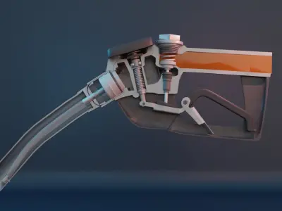 Fuel Nozzle 3d model 3D model