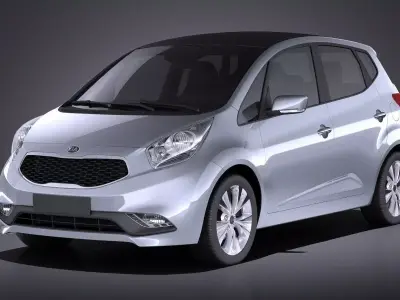 KIA Venga 2017 VRAY 3D model