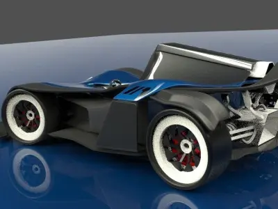 bac mono 2 concept car 3D model