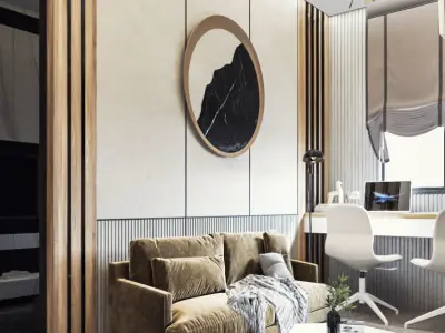 Luxury Office 3D model 3D model