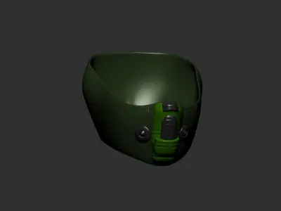 helmet high poly sculpt 3d printable  3D model 45