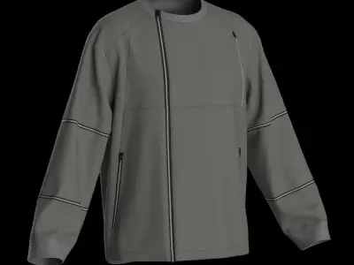 Male longsleeve 3D model