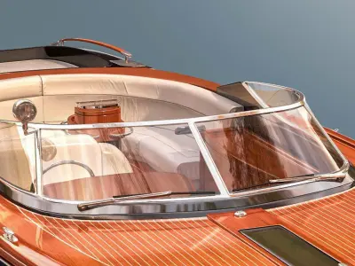 monomer decoration yacht Equipment equipment 3D model