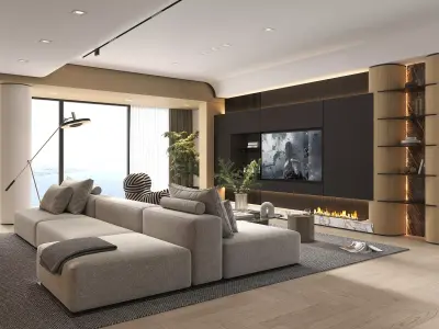 Living Room Scene 22 3D model