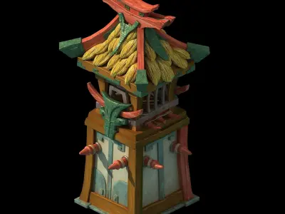 Game City - Station - Sentinel 35 3D model