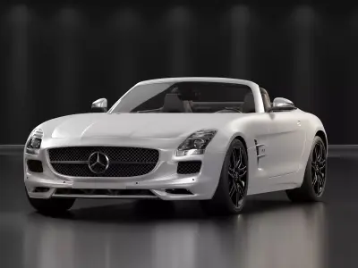 Mercedes Benz sls roadster AMG 3D model