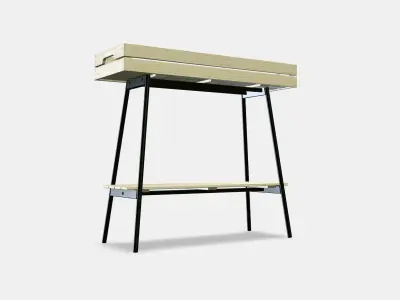 VANILLA ROD Plant stand 3D model