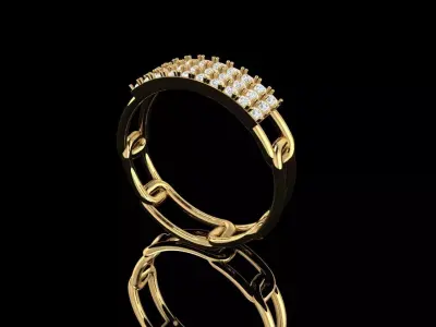 CUBAN RING Free 3D print model