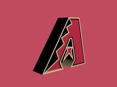 Arizona Diamondbacks Team Logo 3D model