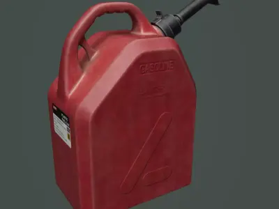 Jerrycan 01 Low-poly 3D model