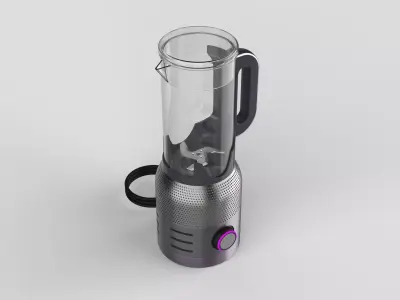 Dyson Style Concept Blender Luxury Kitchen Appliance 3D model