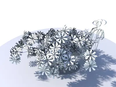 Collection of conceptual shrubs S1B