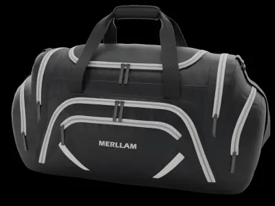 Sports Bag Low-poly 3D model