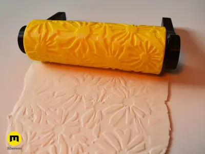 Summer Texture Rollers Free 3D print model