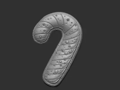 christmas decor stick Free 3D print model