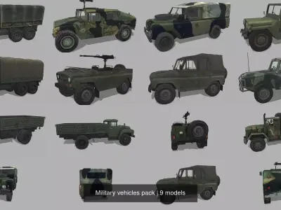 Military vehicles pack