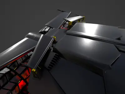 Batmobile Batman Car 3D model