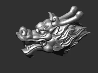 dragon head 3D print model buy