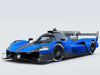 Alpine A424 Lemans 2024 3D model