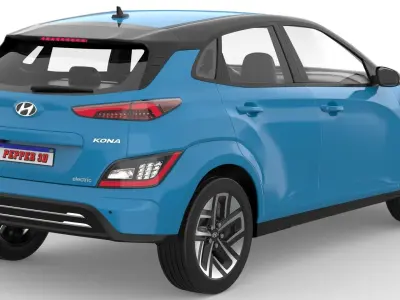 Hyundai Kona EV 2022 3D model