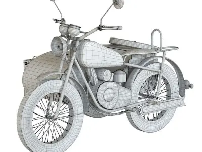 Car jeff  bike accessory 3D model