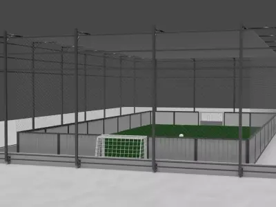 Cageball Playground - High poly 3D model