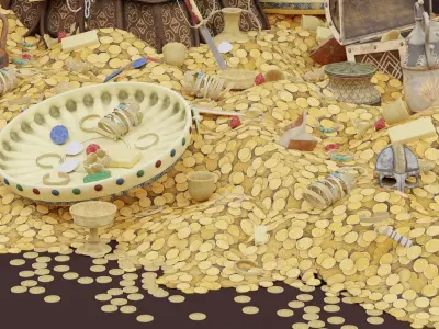 Ancient Treasure 3D model