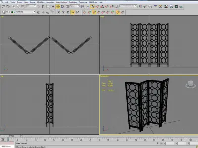 Room Divider-1 3D model