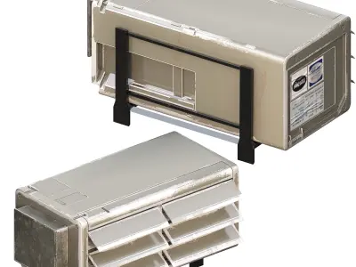 Chiller Low-poly 3D model