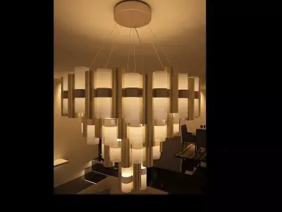 Modern Chandelier 3D model