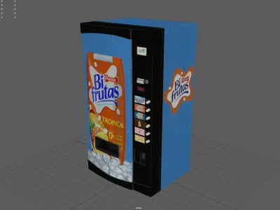 Vending Machine Low-poly 3D model
