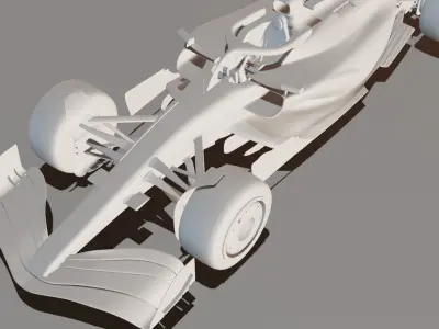 Formula 1 Red Bull Racing Car Ready to 3D Print 3D print model