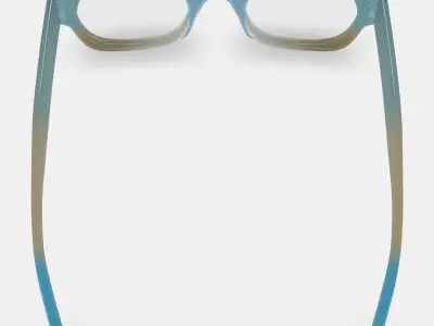 Rocco Eyeglasses in Coastline Crystal Fade 3D model