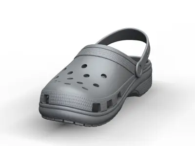 Crocs High Poly clogs 3D model