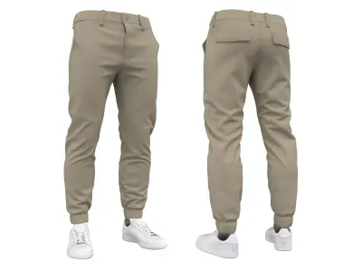Mens Joggers Pants - Marvelous Designer 3D model