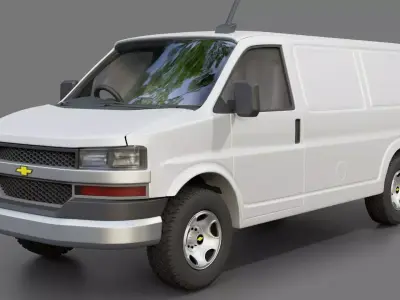 Chevrolet Express Cargo Van 2022 3D model