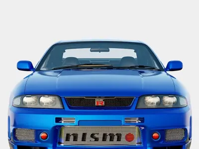Nissan Skyline GT-R BCNR33 1995 Nismo 400R S Tune Aero Body Kit Low-poly 3D model