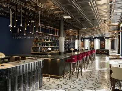 ArchViz Scene Vol 4 - Bar 3D model