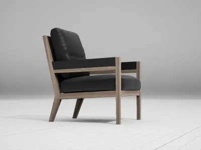 Flexform Margaret Chair UE4 Low-poly 3D model