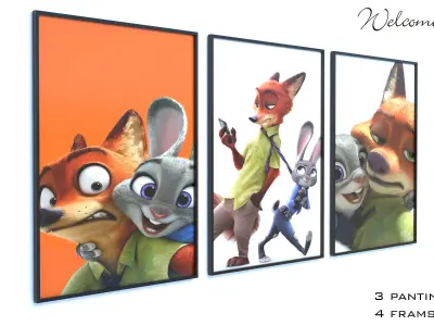 Disney frame  3D model