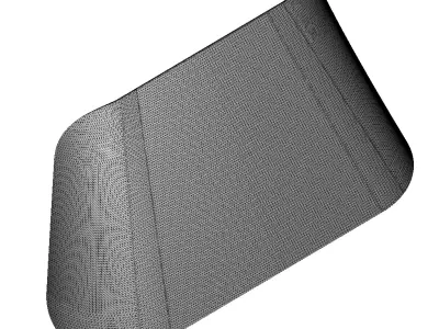 Auto Rickshaw Front Windscreen 3D print model