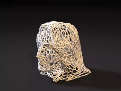 Severus Snape Voronoi 3D print model