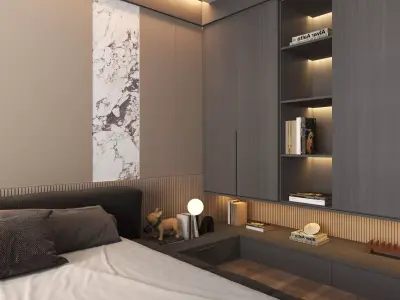 Bedroom interior 13 3D model
